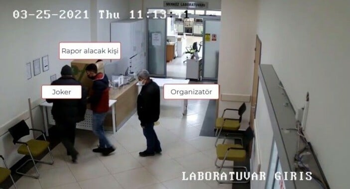 Jokerli sahte rapor çetesinin görüntüleri ortaya çıktı - En Son Haber