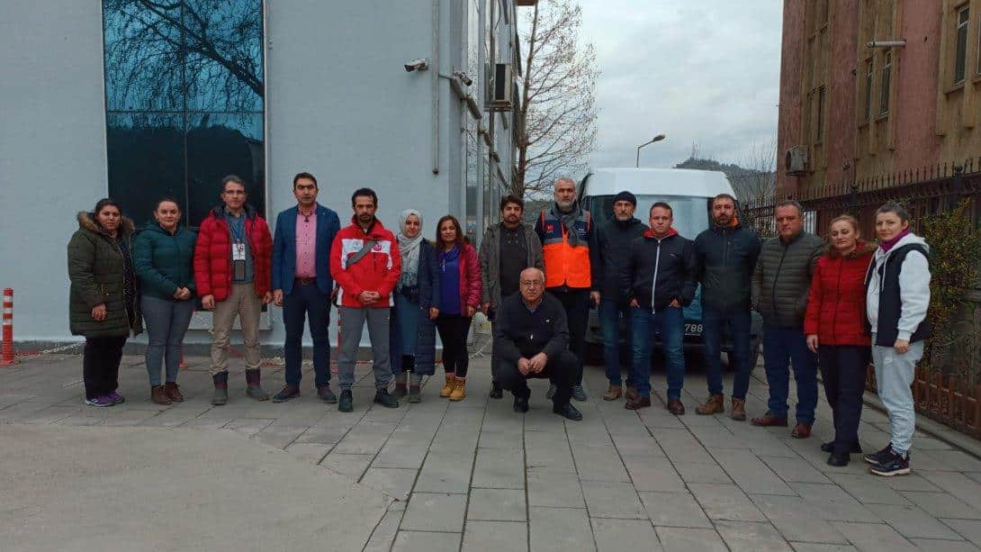 Müdürlüğümüz AKUB Ekibi Deprem Bölgesine Gitmek Üzere Harekete Geçti