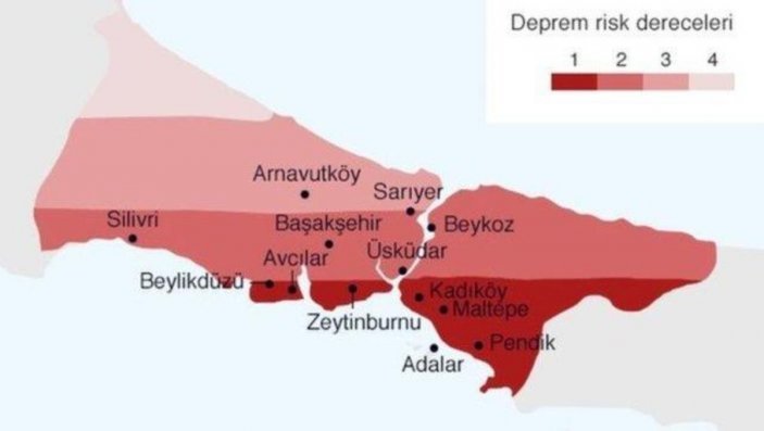 Kağıthane deprem bölgesi mi? Kağıthane'den fay hattı geçiyor mu? İşte deprem risk haritasındaki yeri...