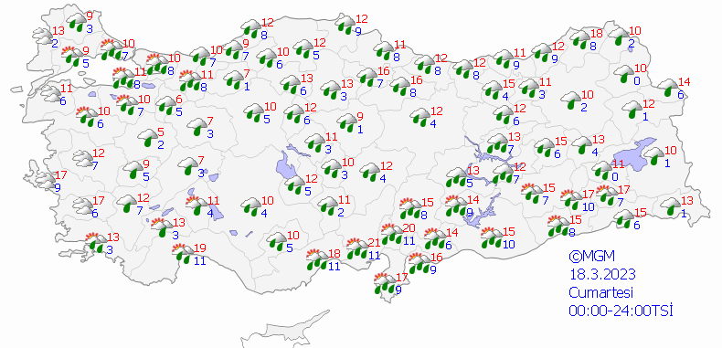 Meteoroloji kuvvetli yağış uyarısını yineledi - Haritalı