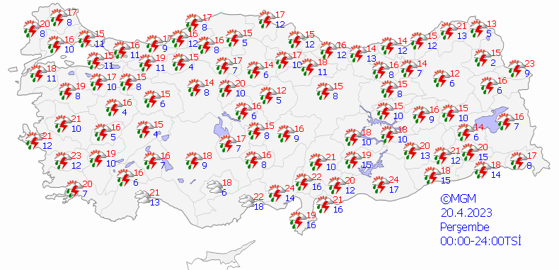 Meteoroloji saat vererek uyardı: O illerde kuvvetli yağış bekleniyor