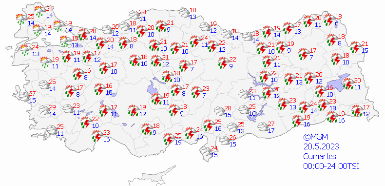 Meteorolojiden il il 'kuvvetli gök gürültülü sağanak' uyarısı