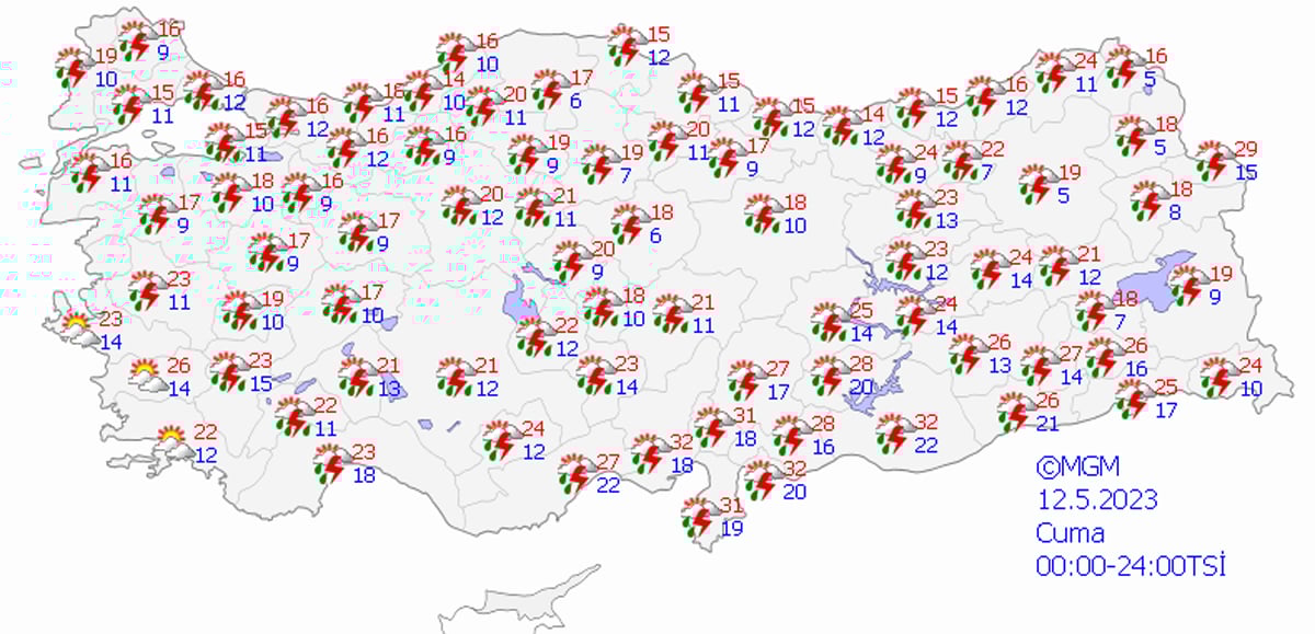 Meteoroloji'den birçok ile kritik uyarı! 4 gün boyunca sürecek
