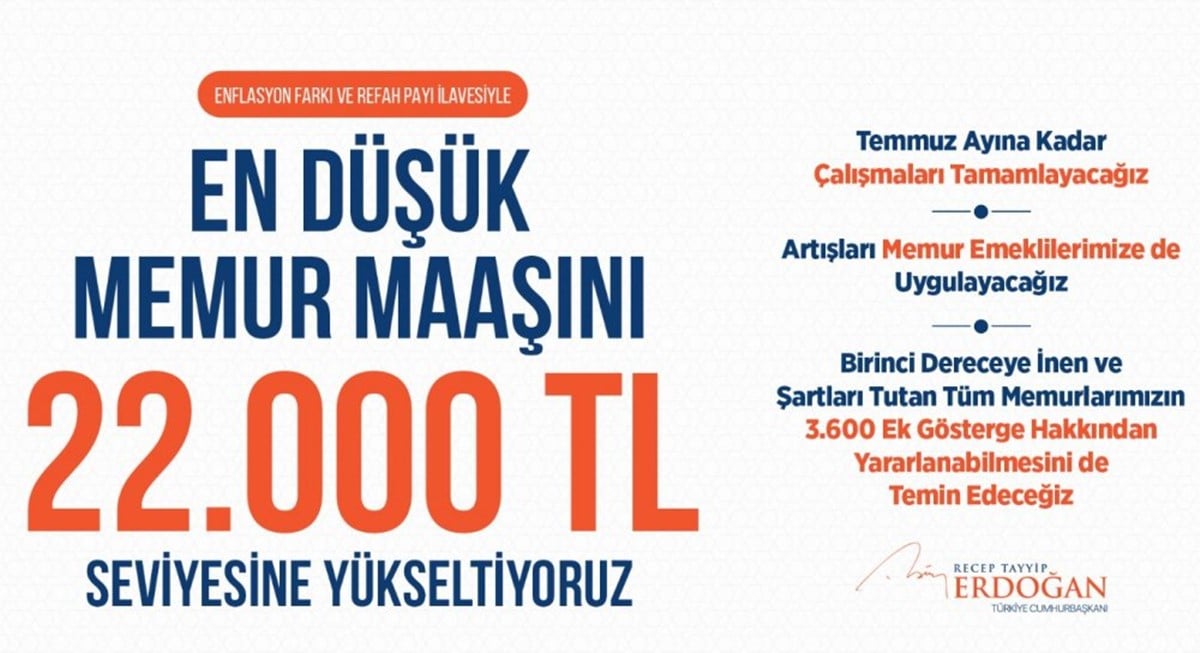 Memur maaşlarına yüzde 91 zam kesinleşti! Doktor, hemşire, polis, öğretmen, memur en düşük maaş tablosu 2023