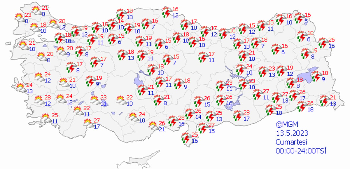 Meteoroloji'den birçok ile kritik uyarı! 4 gün boyunca sürecek