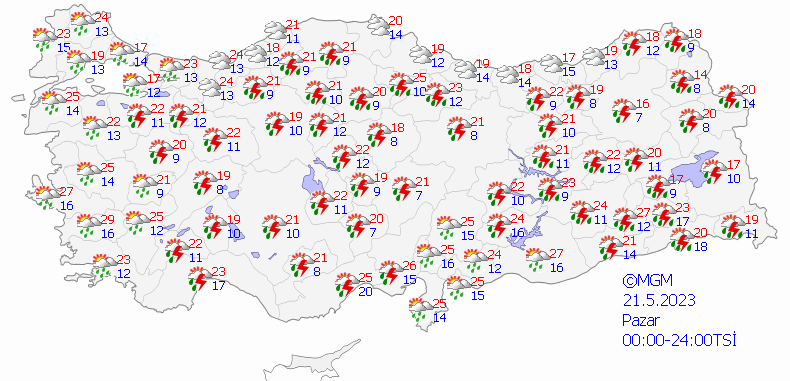 Meteorolojiden il il 'kuvvetli gök gürültülü sağanak' uyarısı