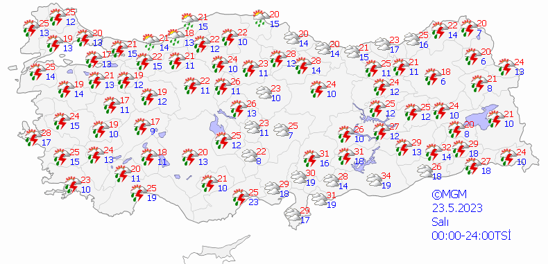 Meteorolojiden il il 'kuvvetli gök gürültülü sağanak' uyarısı