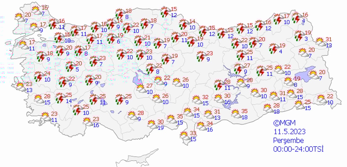 Meteoroloji'den birçok ile kritik uyarı! 4 gün boyunca sürecek