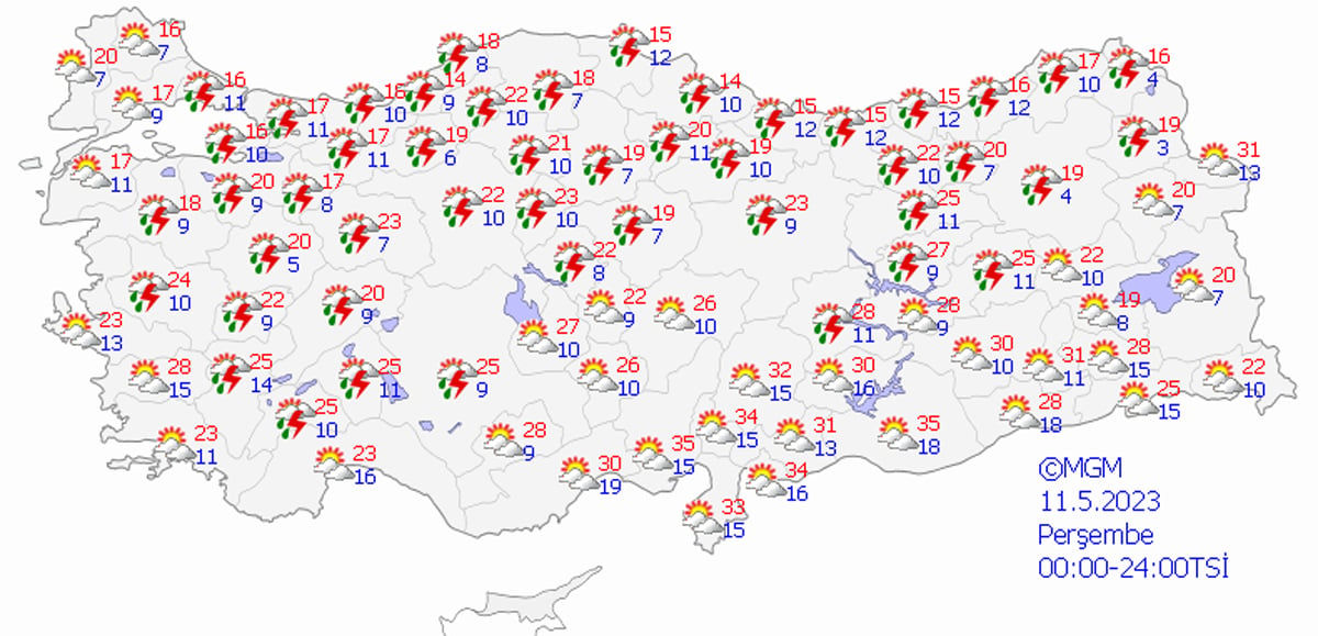 Meteoroloji'den birçok ile kritik uyarı! 4 gün boyunca sürecek