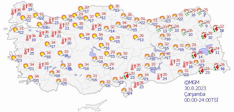 Meteoroloji'den 9 ile kuvvetli yağış uyarısı