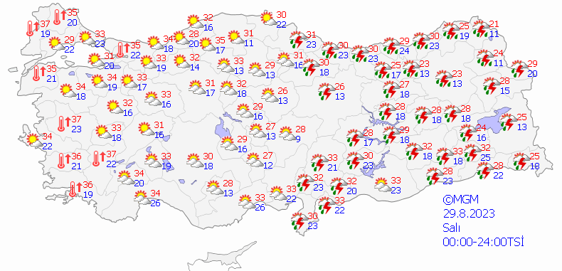 Meteoroloji'den 9 ile kuvvetli yağış uyarısı