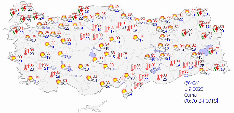 Meteoroloji'den 9 ile kuvvetli yağış uyarısı