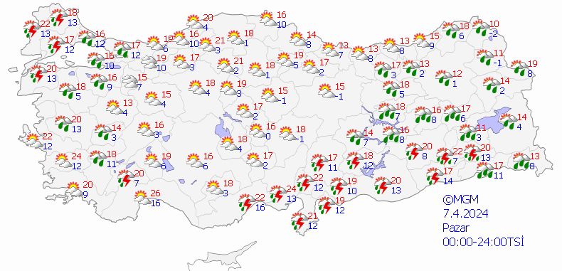 Meteoroloji il il uyardı: Kuvvetli yağış bekleniyor