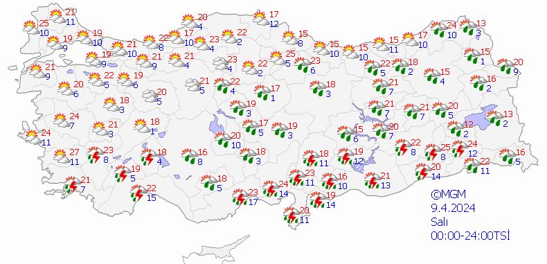 Meteoroloji il il uyardı: Kuvvetli yağış bekleniyor