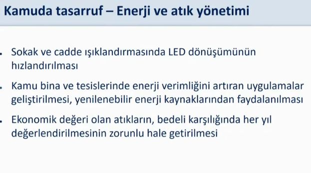Kamuda tasarruf paketi açıklandı... Tüm kurumlar için tasarruf zorunlu