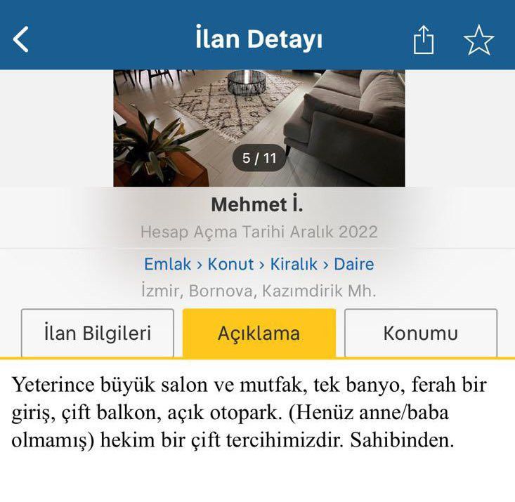 Bir garip kiralık daire ilanı: Henüz anne/baba olmamış doktor çift tercihimizdir - Resim : 1