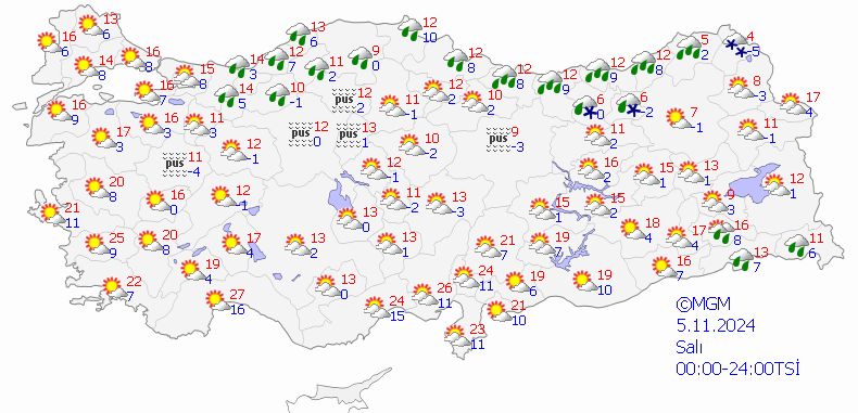 Meteoroloji'den 4 kente sarı kodlu uyarı