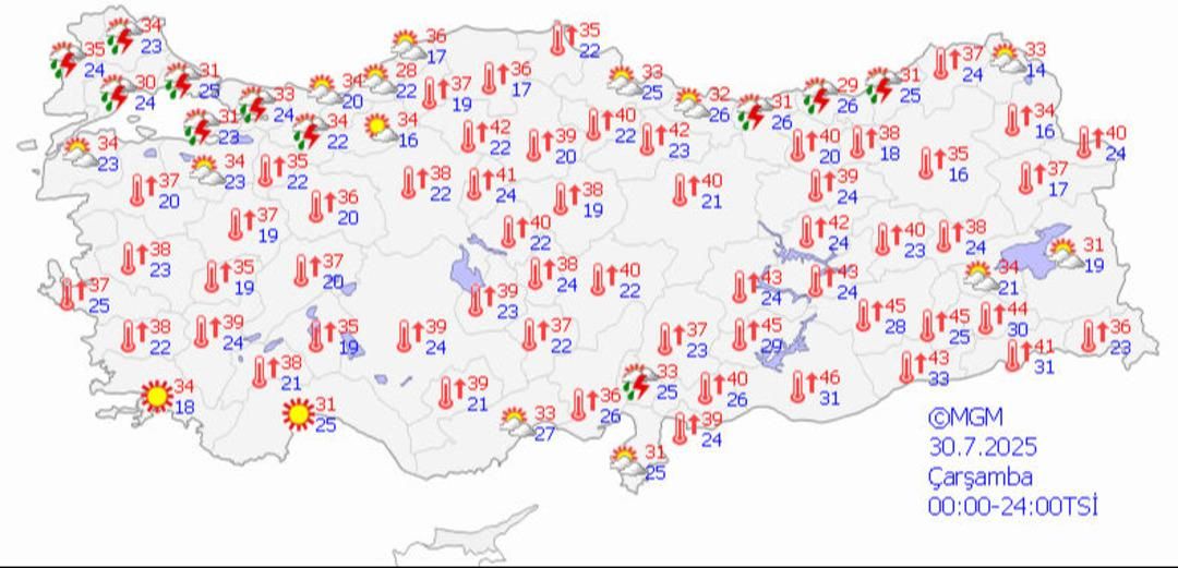 İstanbul’da yağmur var mı? Meteoroloji’den Türkiye’nin beklediği serin hava haberi geldi: Kavurucu sıcaklara mola… 3