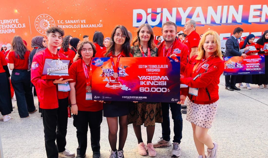 Karabük Mehmet Vergili Fen Lisesi öğrencilerinden oluşan "Farabi" takımı, TEKNOFEST