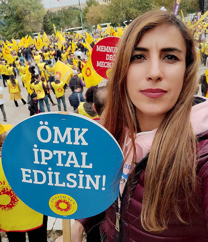 Ankara'da mitinge katılan öğretmenler: Kariyer basamakları sınavı iptal edilsin!
